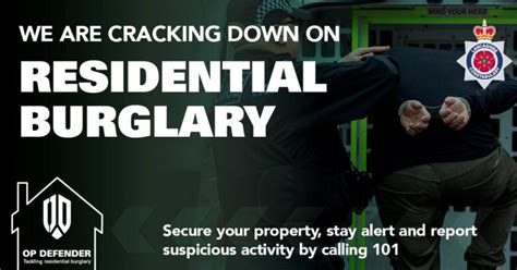 Lancashire Police Campaign Launched To Crackdown On Burglary Eye On