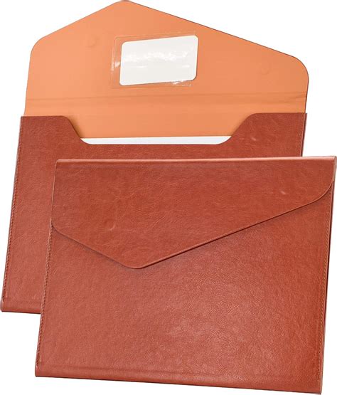 Amazon VANRA 1 Piece File Folders PU Leather Expanding Document