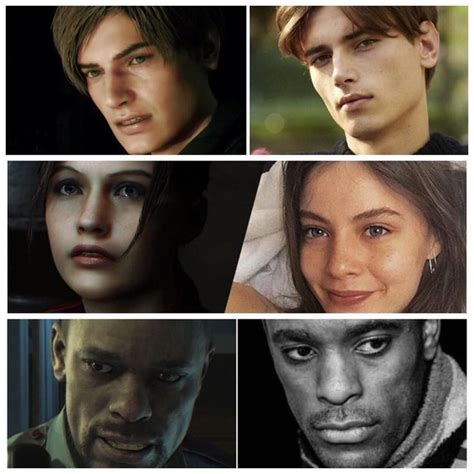 The Faces Behind Resident Evil 2 Remake Characters Leon Skennedy