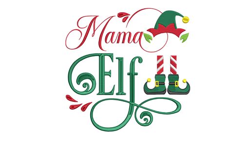 Christmas Mama Elf Creative Fabrica