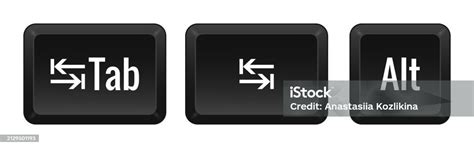 Tab Alt Arrows Key Combination Keyboard Control Computer Shortcut ...