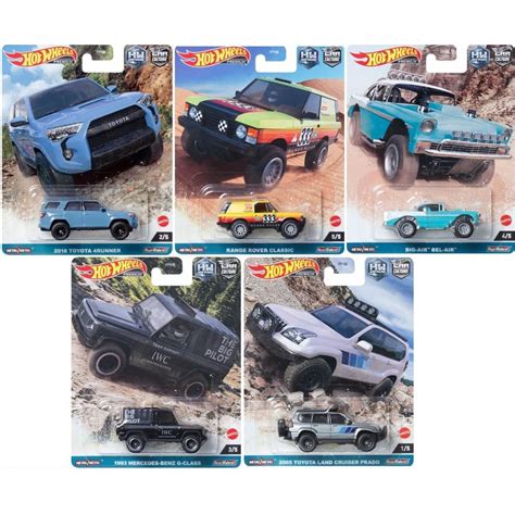 Hot Wheels Rodas Quentes Premium 2023 Cultura Automóvel HW Off Road TOYOTA LAND CRUISER