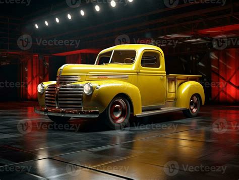 Pickup Truck Exhibition Generative Ai 32870256 Stock Photo At Vecteezy