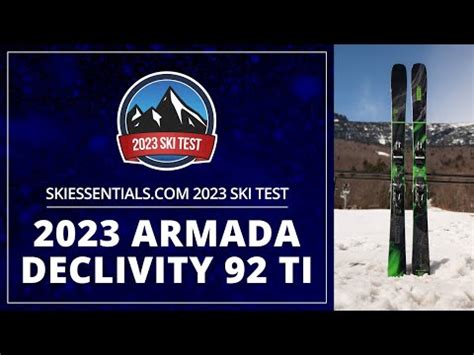 2023 Armada Declivity 92 Ti SkiEssentials Ski Test YouTube