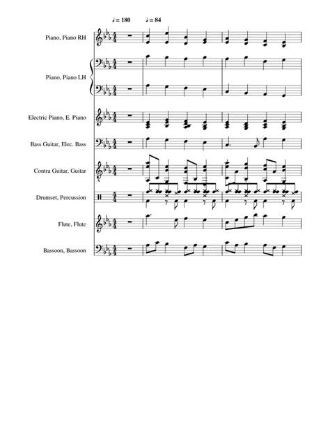 The Servant Song Accompaniment Sheet Music For Piano Flute Bassoon