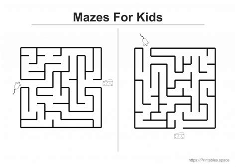 Easy Printable Mazes Free Printables