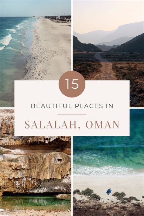 Beautiful Places In Salalah Oman With Text Overlay That Reads 15