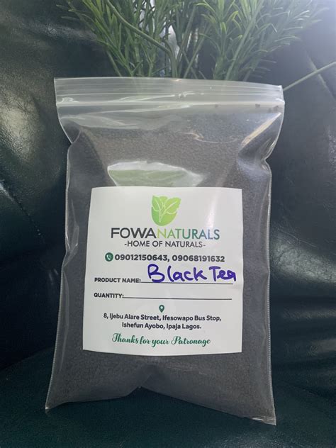 BLACK TEA – Fowanaturals