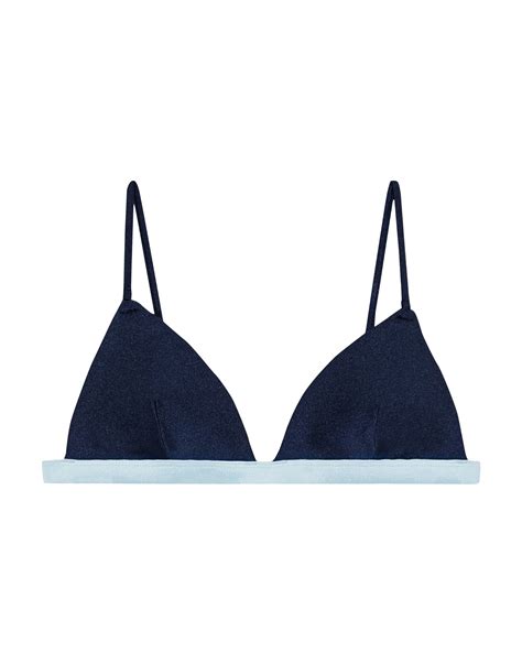 Zimmermann Bikini Tops In Midnight Blue ModeSens