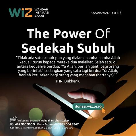 The Power Of Sedekah Subuh Wahdah Inspirasi Zakat