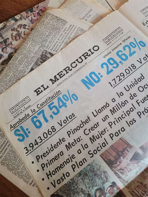 Pack De Portadas Hist Ricas De El Mercurio P Ginas Con Historia