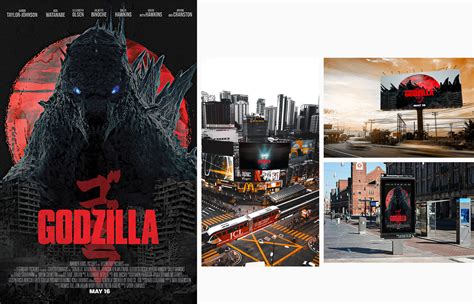 Godzilla (2014) - Movie Poster on Behance