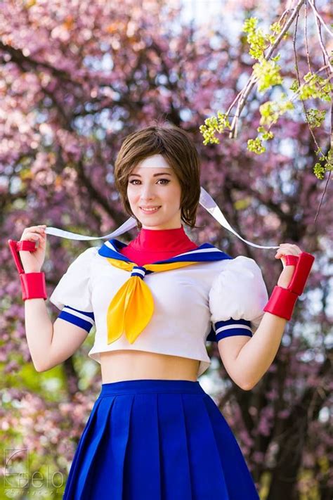 Enji Night As Sakura In Street Fighter