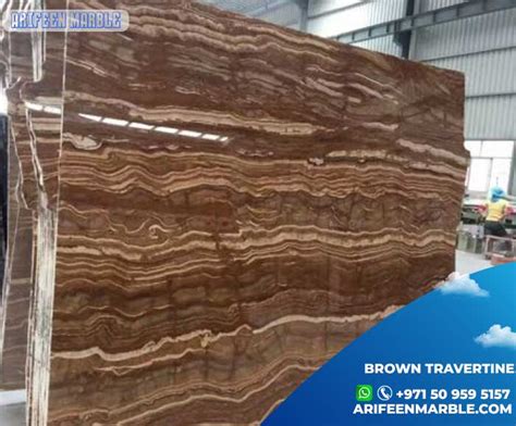 Brown Travertine Arifeen Marble