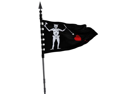 The Infamous Flag of Blackbeard the Pirate