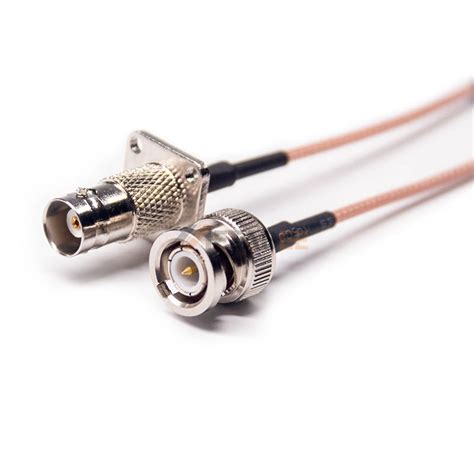 Bnc Male To Hole Flange Bnc Female Extension Cable Metabeeai