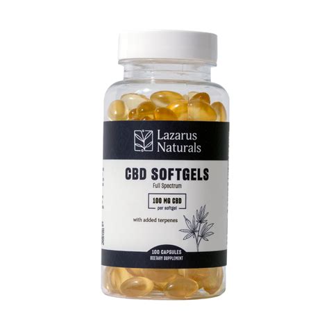 Lazarus Naturals Cbd Softgels