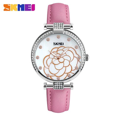 Skmei Reloj Femenino Reloj De Cuarzo Cl Sico Relojes De Mujer