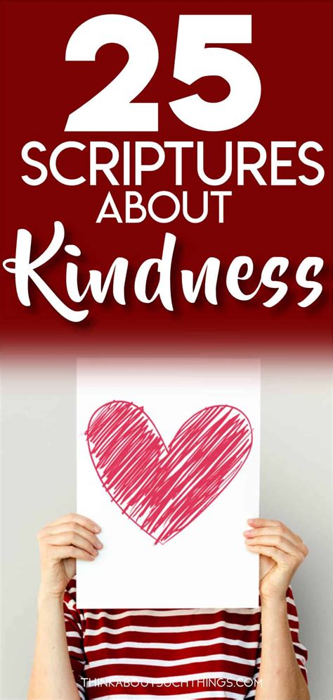 25 Inspirational Bible Verses About Kindness Verses About Kindness