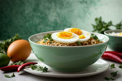 Delicious Hot Spicy Noodles By Generative AI 30494972 Stock Photo At