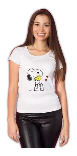 Polo Snoopy Charlie Brown Polo Sublimado Dama Cuotas sin interés