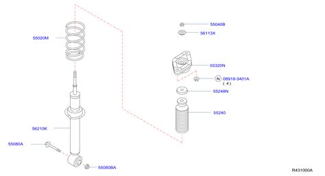 Nissan Sentra Suspension Shock Absorber Mount 55320 4z001 Conicelli Nissan Conshohocken Pa