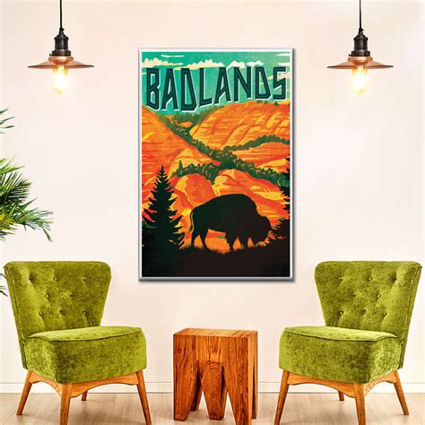 Badlands Wall Art | Digital Art