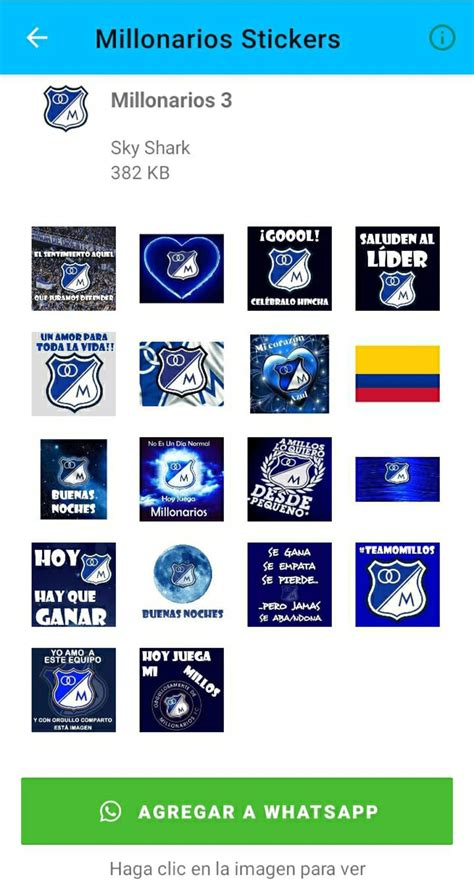 Millonarios Stickers Para Android Descargar