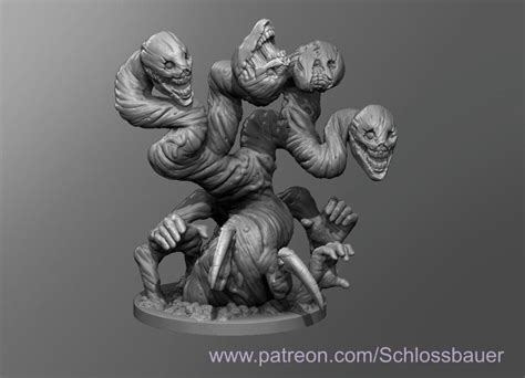 Adolescent False Hydra Dungeons & Dragons 5e Resin Mini - Etsy