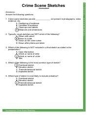 Kami Export Benitez Gabriela Sketch Checkpoint Pdf Crime Scene