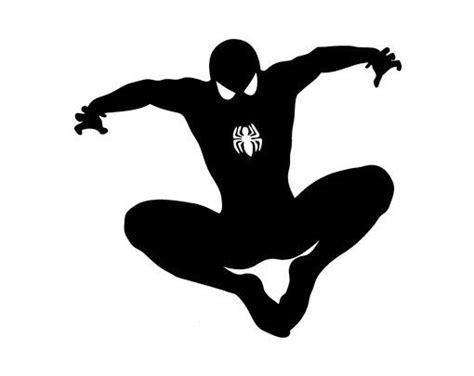 Spider Man Silhouette Clip Art