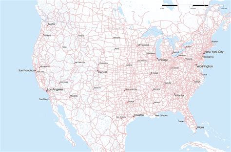 Free printable united states road map, Download Free printable united ...