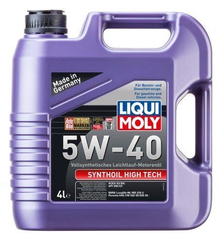 Olej Silnikowy Liqui Moly Synthoil High Tech W L Liqui