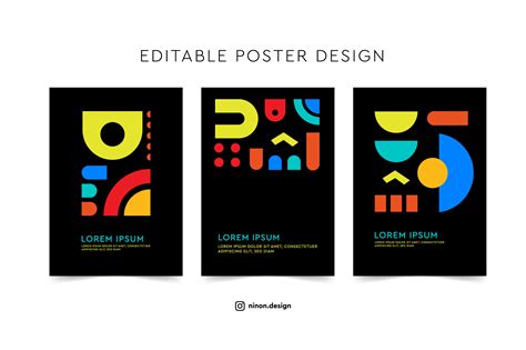 Trendy Art, Colorful Poster Template. Graphic by NinOn · Creative Fabrica