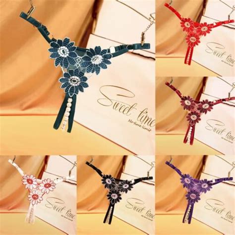 Sexy Women Mesh Crotchles Thong G String Panties Lingerie Underwear T Back Brief EBay