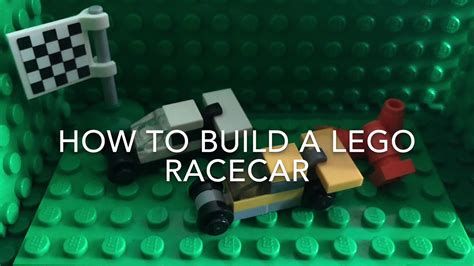 How To Build A Mini Lego Race Car 🏎 Youtube