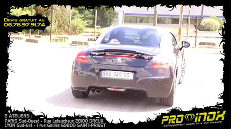 Peugeot Rcz Thp Chappement Inox Pro Inox Youtube