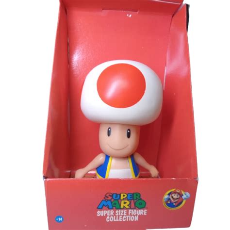 Boneco Toad Cm Super Mario Bros Grande Kart Shopee Brasil