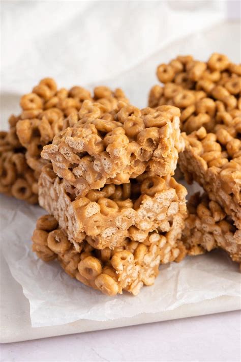 Peanut Butter Cheerio Bars Easy Recipe Insanely Good