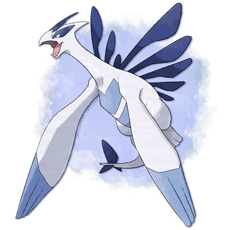 Mega Lugia By Twarda8 In 2023 Lugia Pokemon Drawings Pokemon Pictures