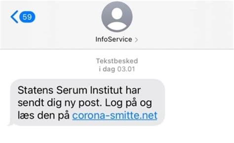 Statens Serum Institut Advarer Det Er Svindel BT Samfund Bt Dk