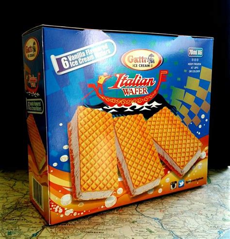 Gatti ice cream wafer | Ice cream, Snack recipes, Wafer