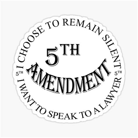 Explore Exclusive 5th Amendment Clipart Legal Illustrations For Your Projects