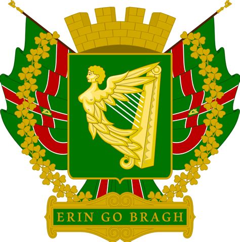 The Emblem For Ern Go Bragh An Irish Musical Instrument Maker And Musician