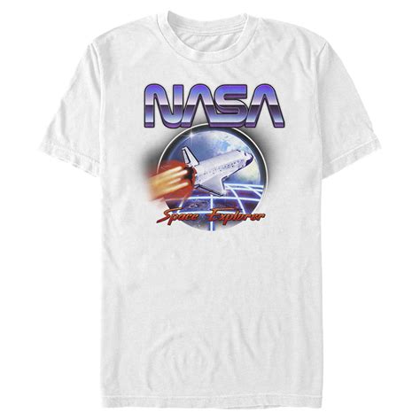 Nasa Mens Nasa Retro Space Explorer T Shirt