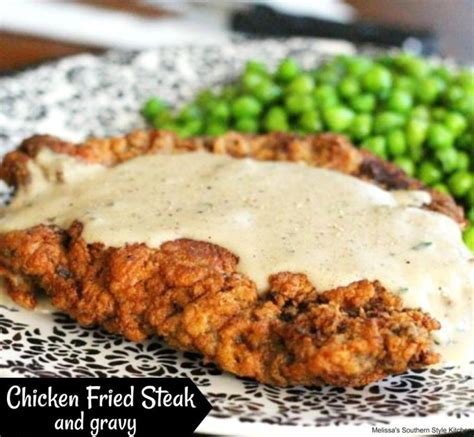 Chicken Fried Steak And Gravy - melissassouthernstylekitchen.com