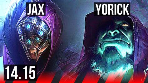 Jax Vs Yorick Top Solo Kills Dominating Na Master