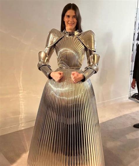 Balenciagas Couture 2023 Show Features Armour Dress Inspired By Joan