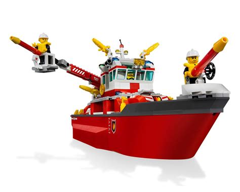 Lego Set 7207 1 Fire Boat 2010 Town City Fire Rebrickable Build With Lego