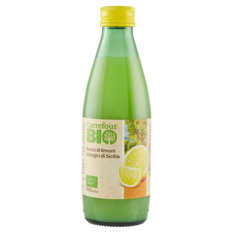 Carrefour Bio Succo Di Limoni Biologici Di Sicilia Cl Carrefour